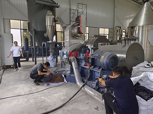 废旧锂电池极片破碎分选设备如何应对硅碳负极？实战拆解技术难点​